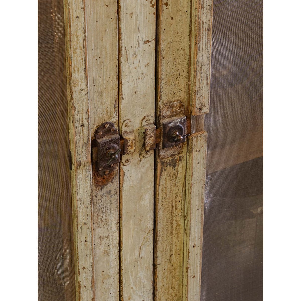 Garde-manger en bois beige Guy N°36 - Bon état beige, DEBONGOUT