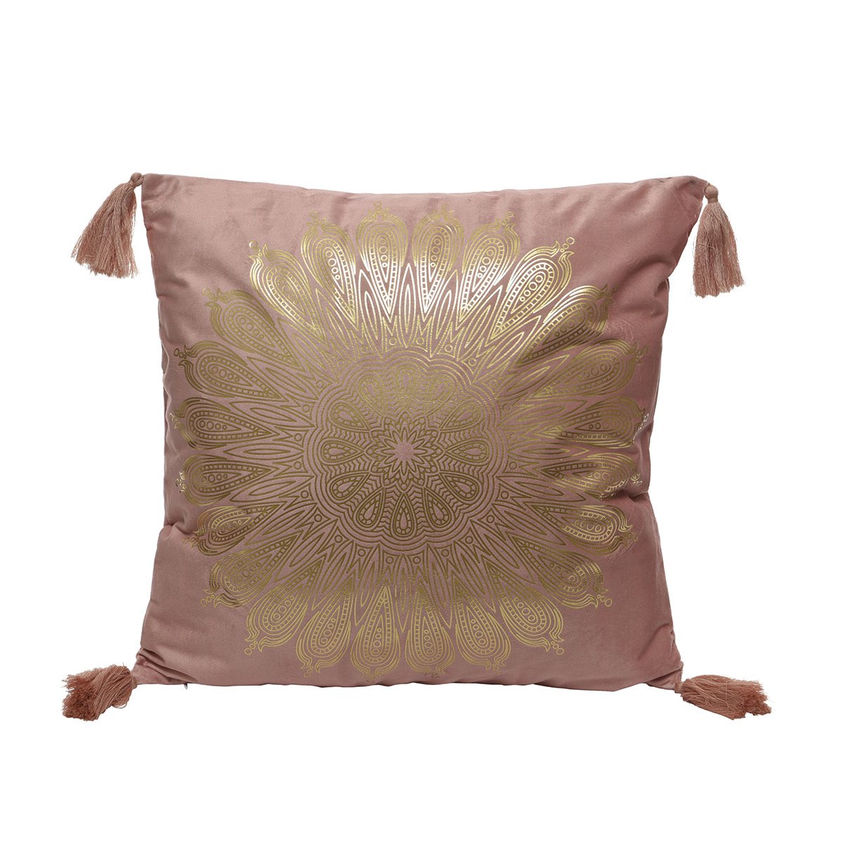 Coussin Mandala roseblush, JARDIDECO