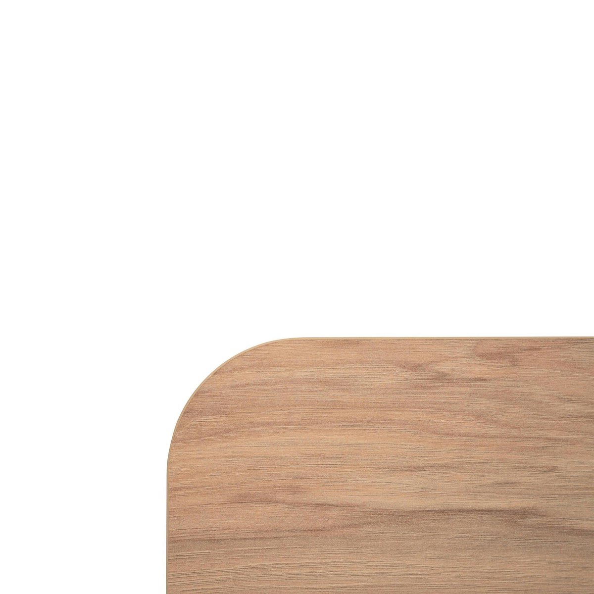 Table basse rectangulaire effet bois à double plateau ALVA bois naturel, PIER IMPORT