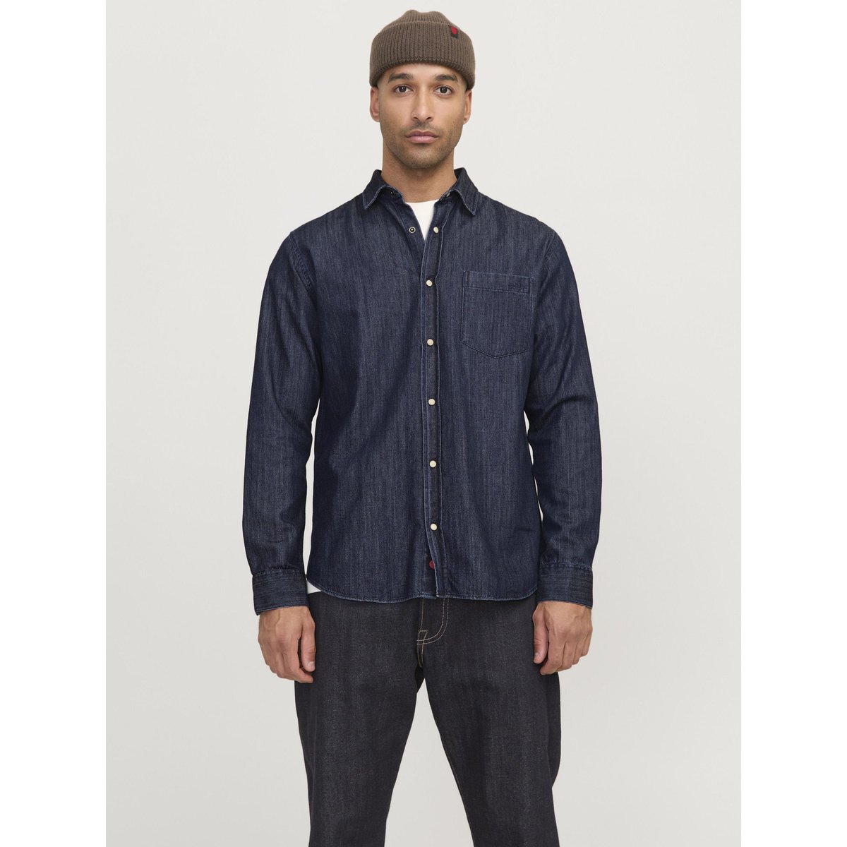 Chemise En Denim dark denim 1, JACK & JONES