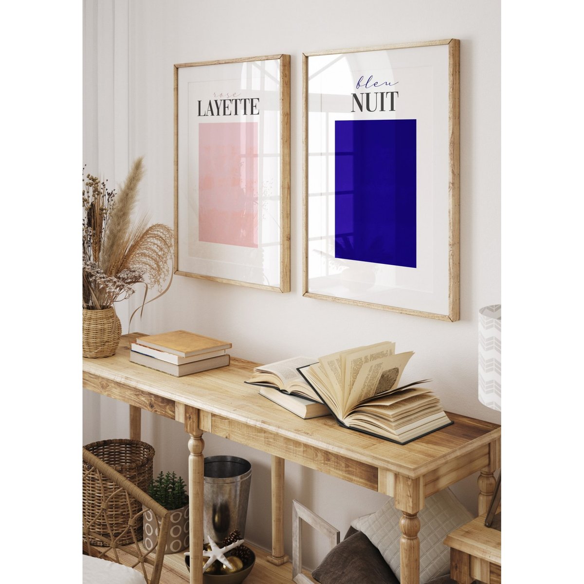 Affiche Bleu Nuit blanc, L'AFFICHERIE