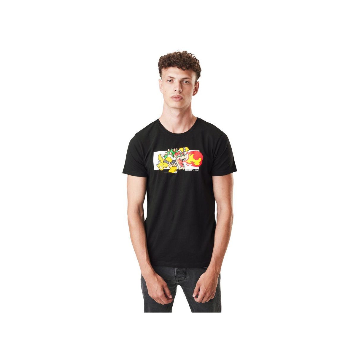Tee Shirt coton Super Mario noir, CAPSLAB