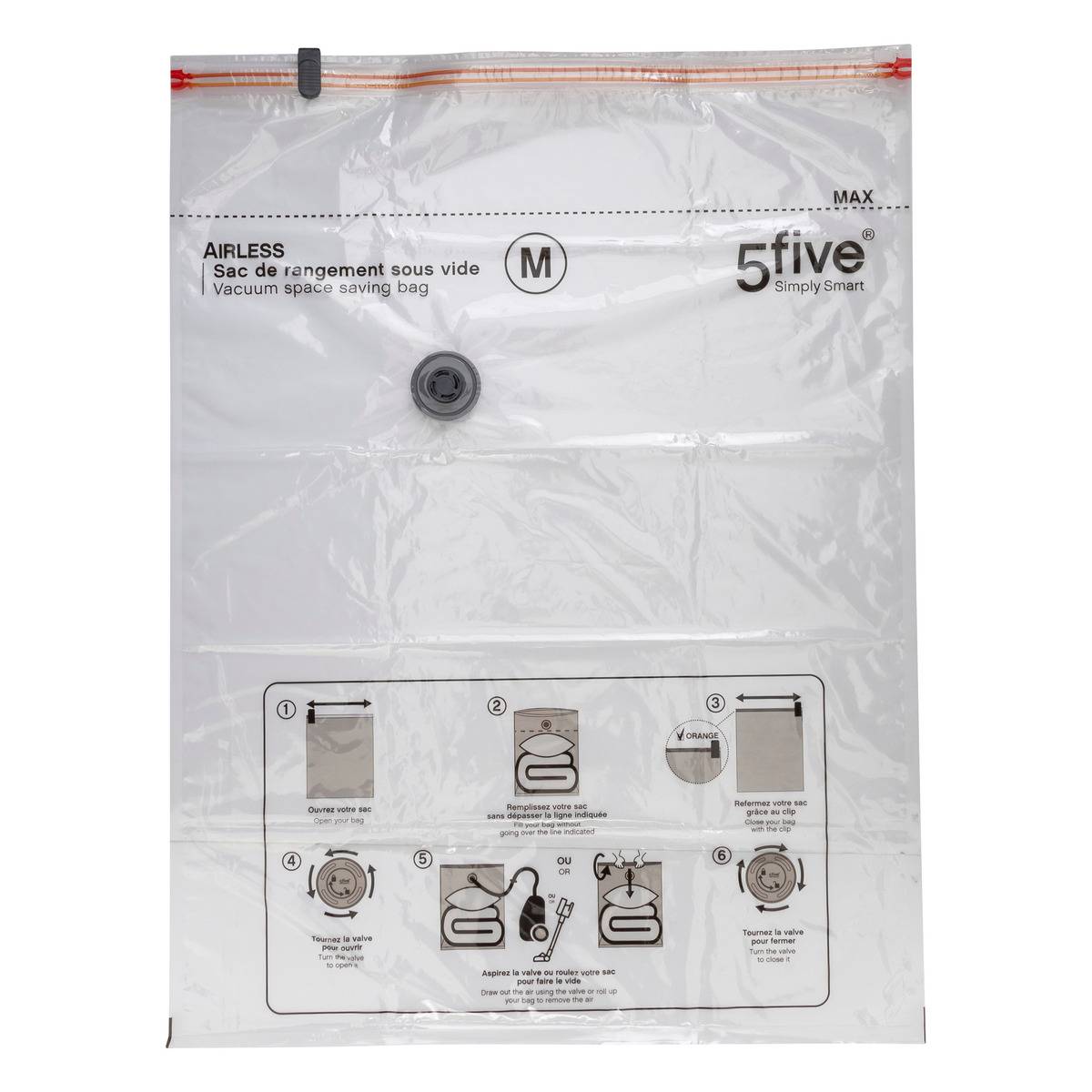 Sac compresseur air parfumé 60x80 multicolore, 5FIVE SIMPLY SMART