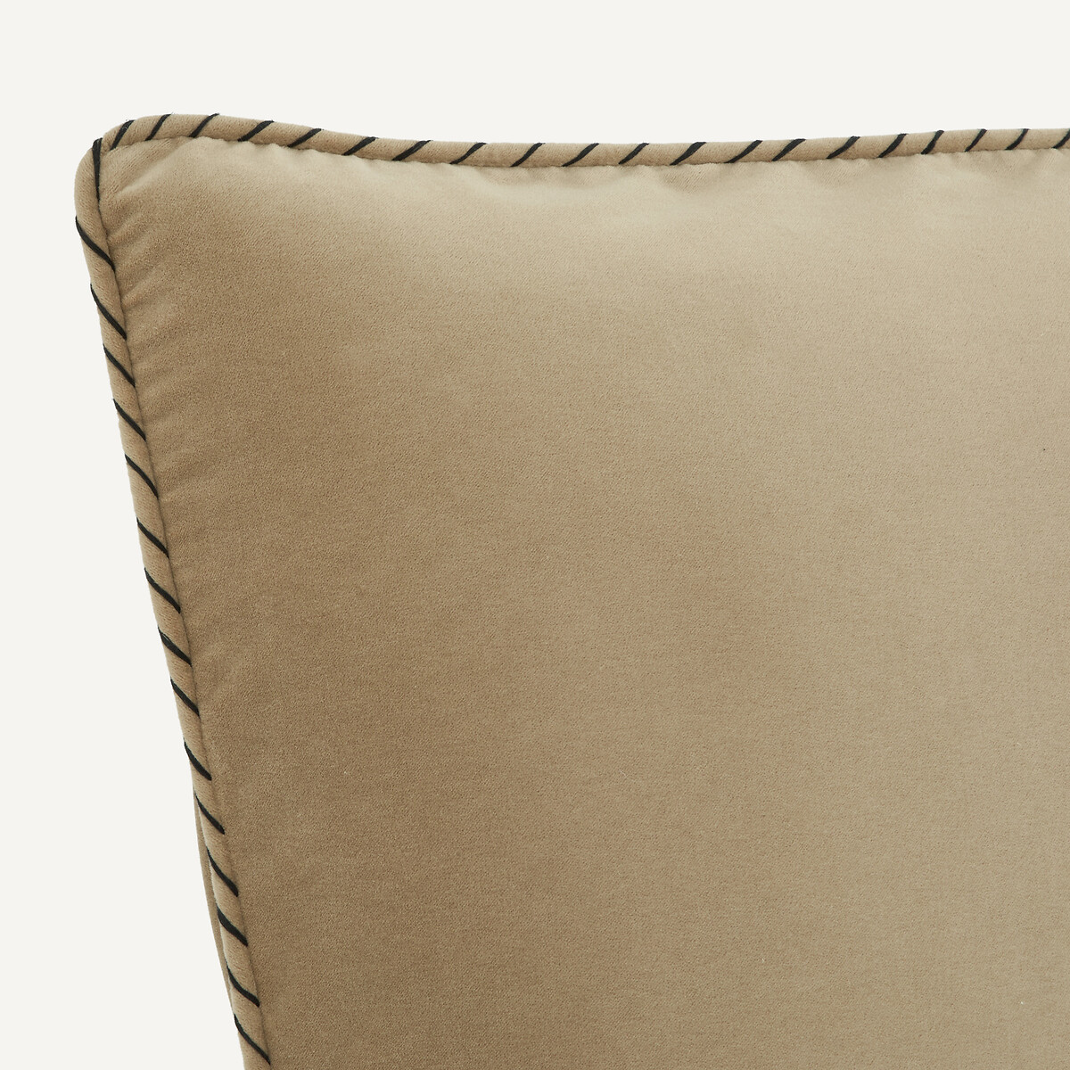 Housse de tête de lit en velours, hauteur 119 cm, PARMA chamois, AM.PM