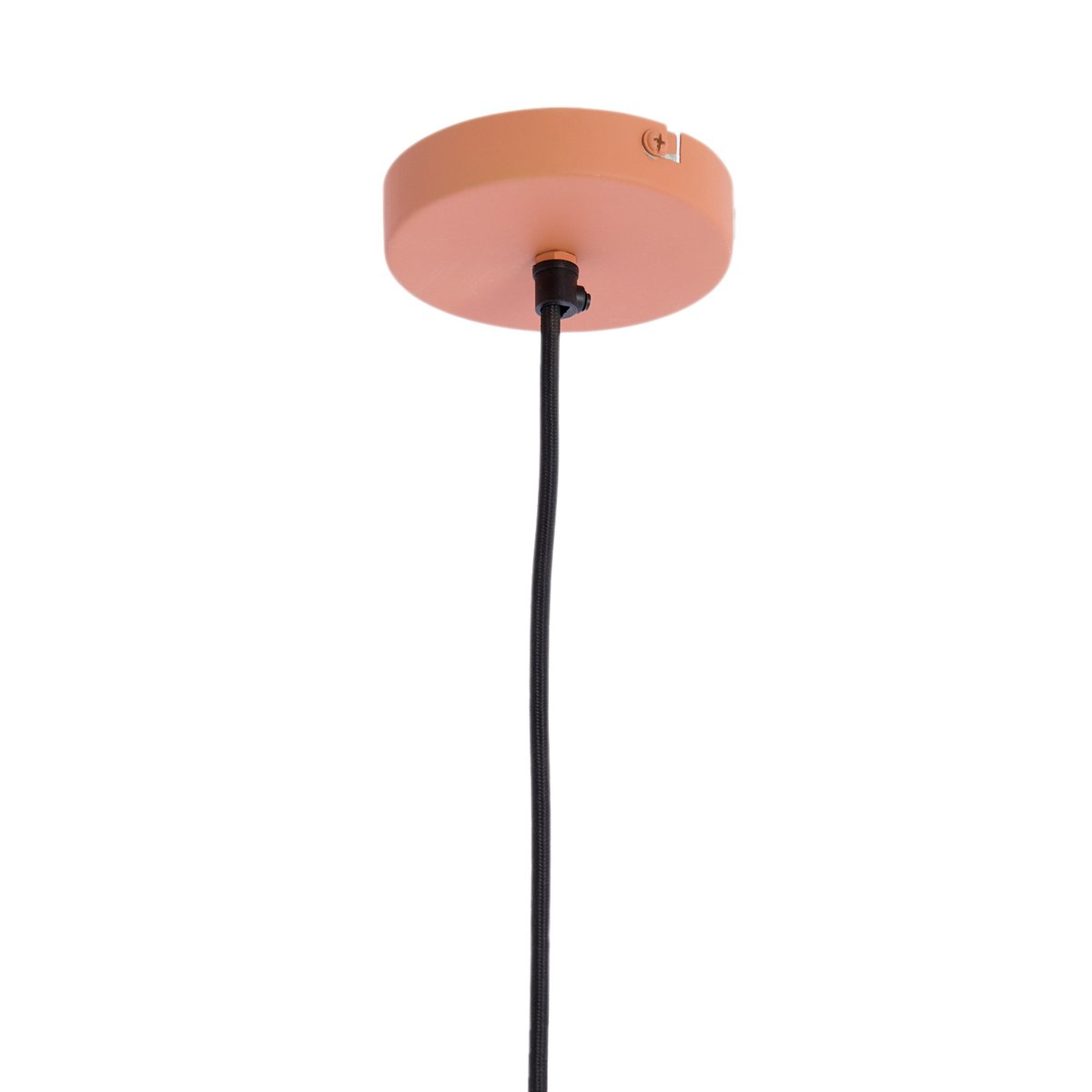 Lampe Suspendue Textiles PASTO rose clair, LIGHT & LIVING
