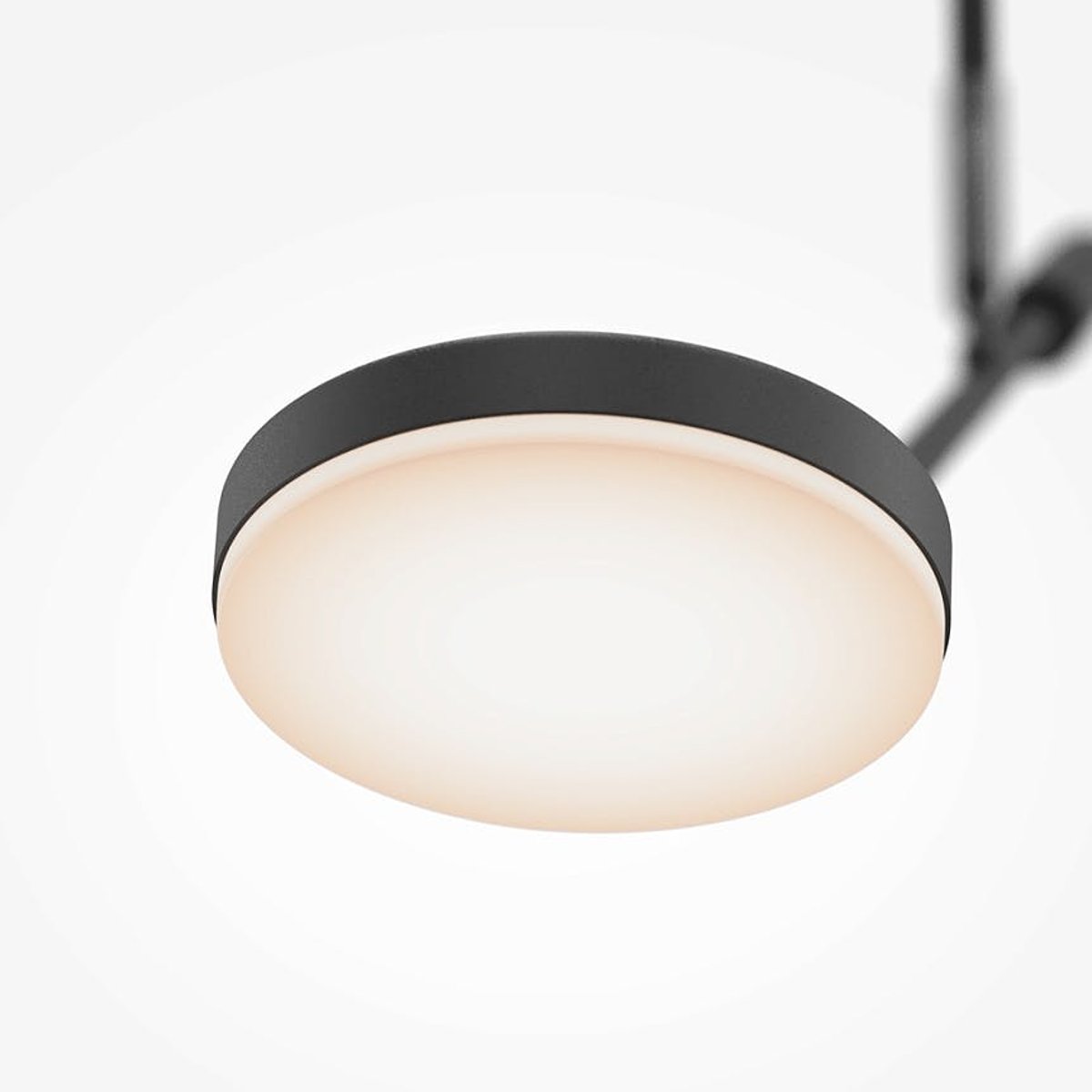 Suspension noire LED – bras articulé avec 1 ampoule OCALA noir, PIER IMPORT