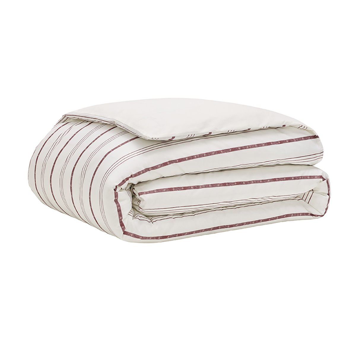 Housse de couette imprimée en percale de coton, EPURE ecru, ESSIX