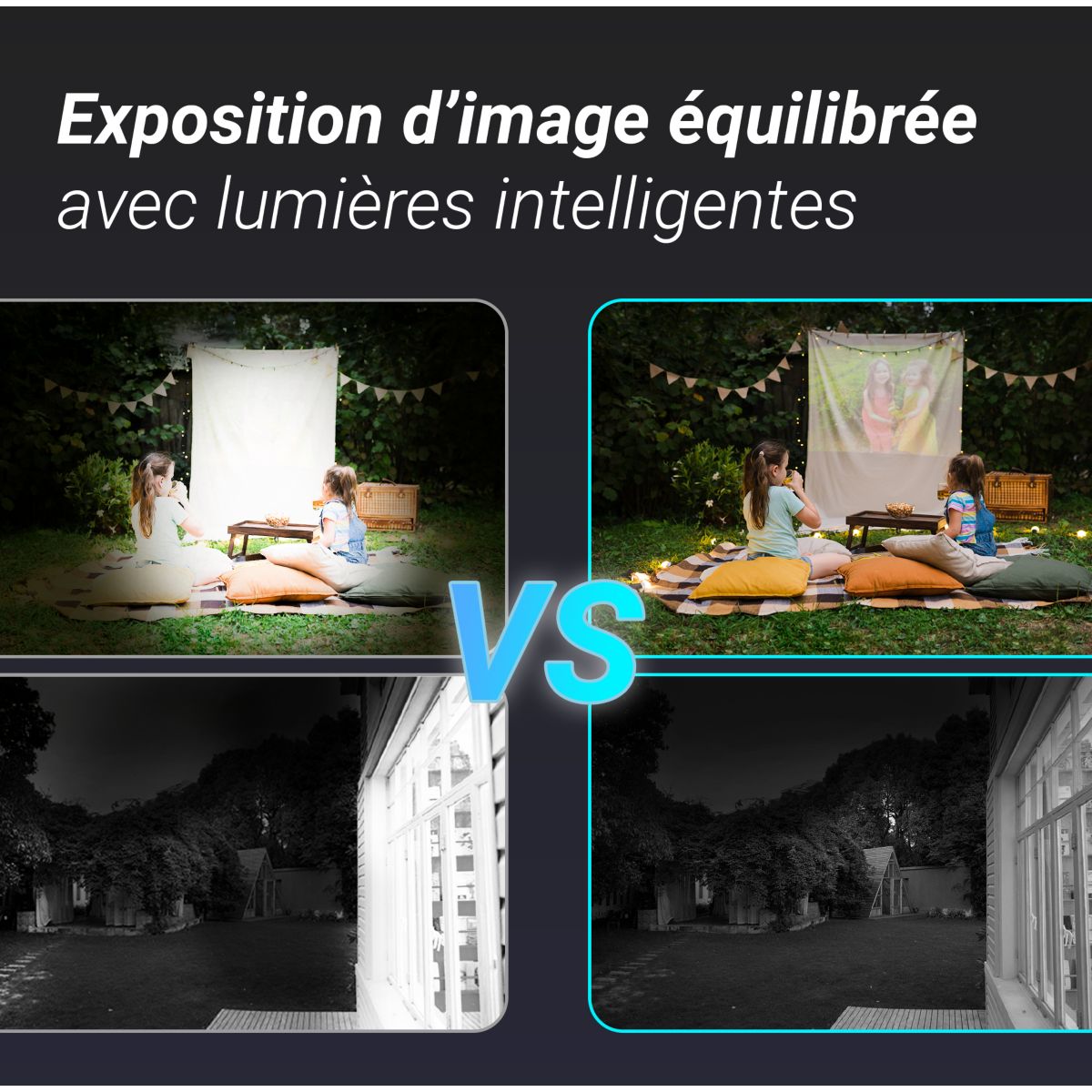 Caméra de surveillance EB8 4K + panneau solaire couleur unique, EZVIZ