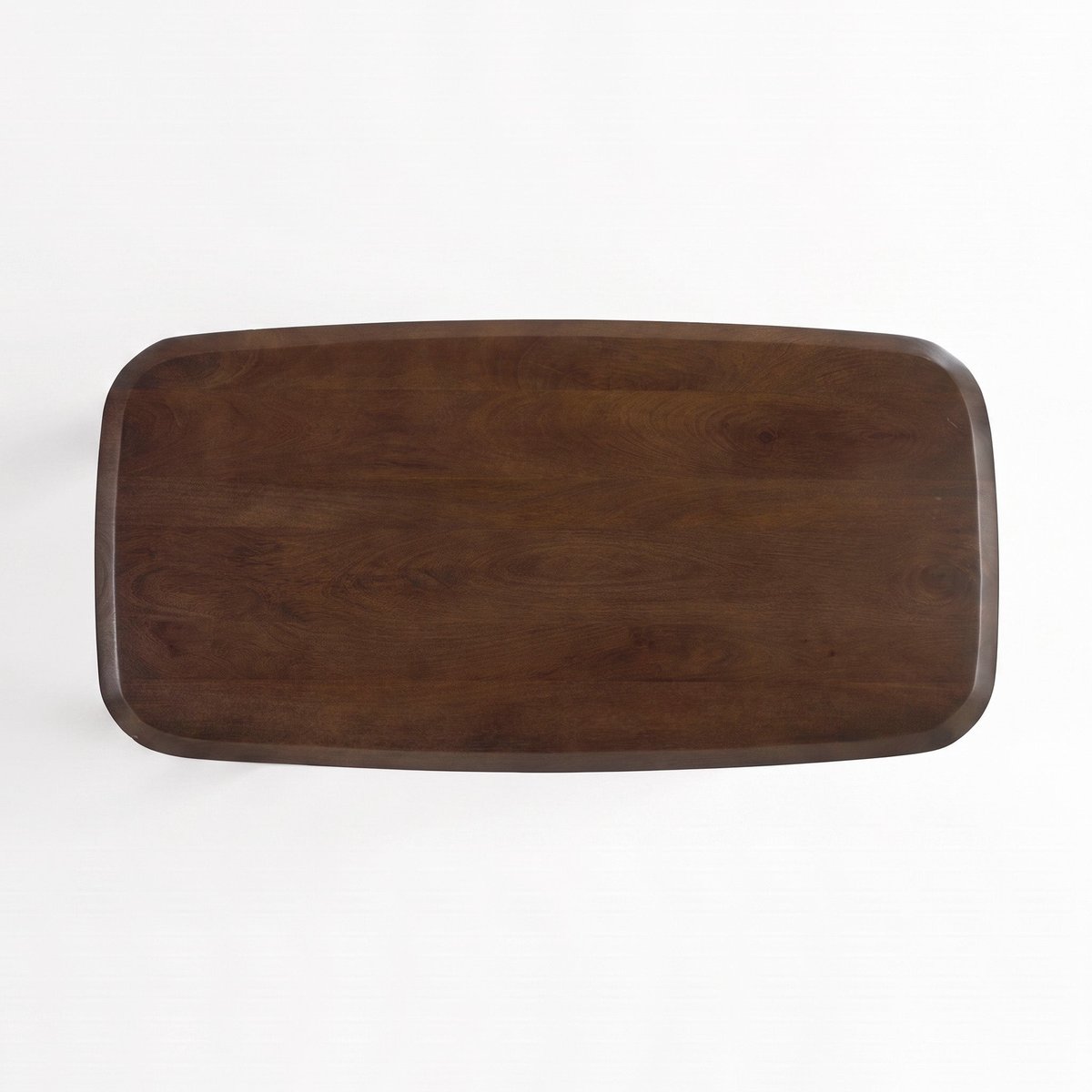 Table basse en bois de manguier massif 120 cm - MAYA marron foncé, MAISON PAVANE