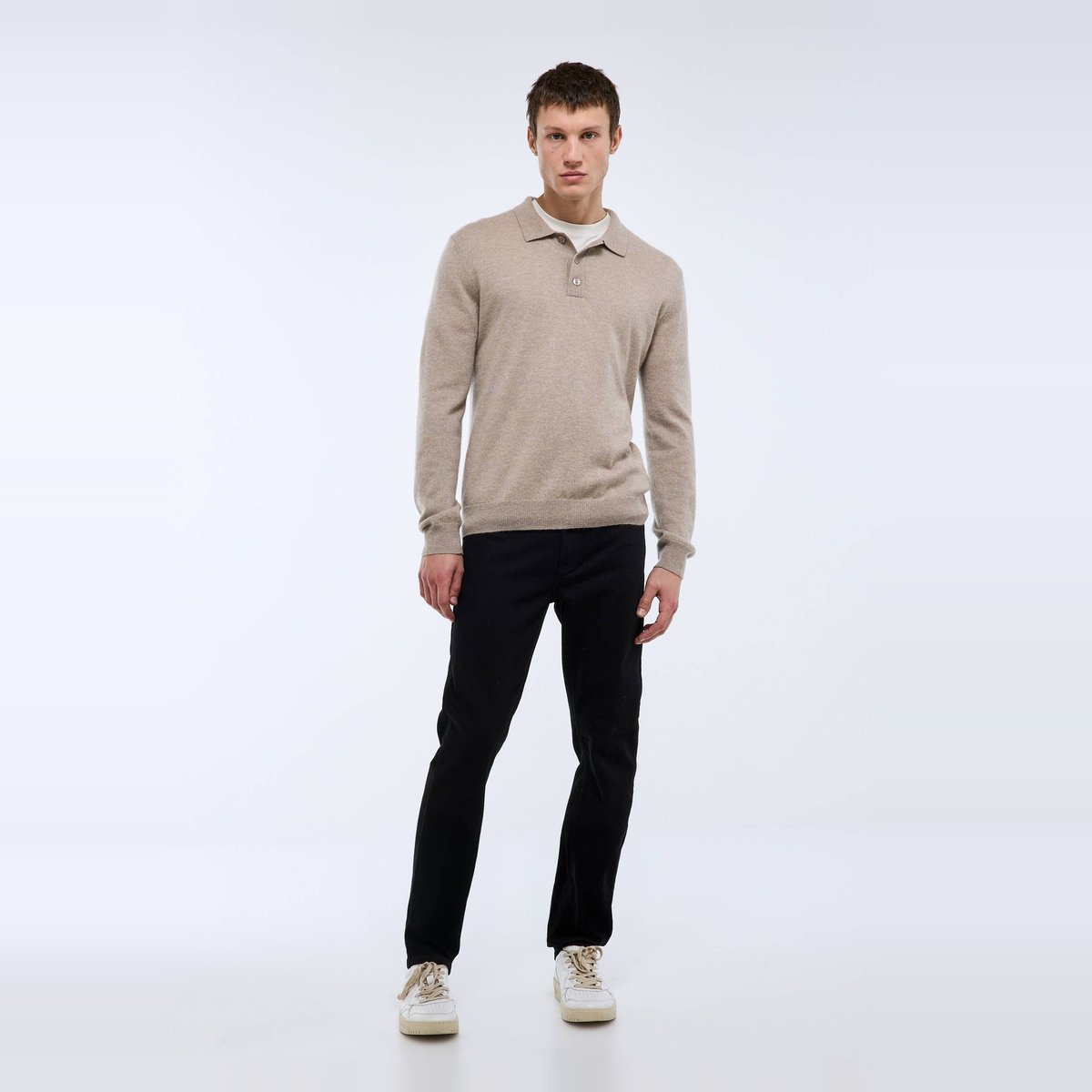 Jean slim contenant du coton noir, MONOPRIX