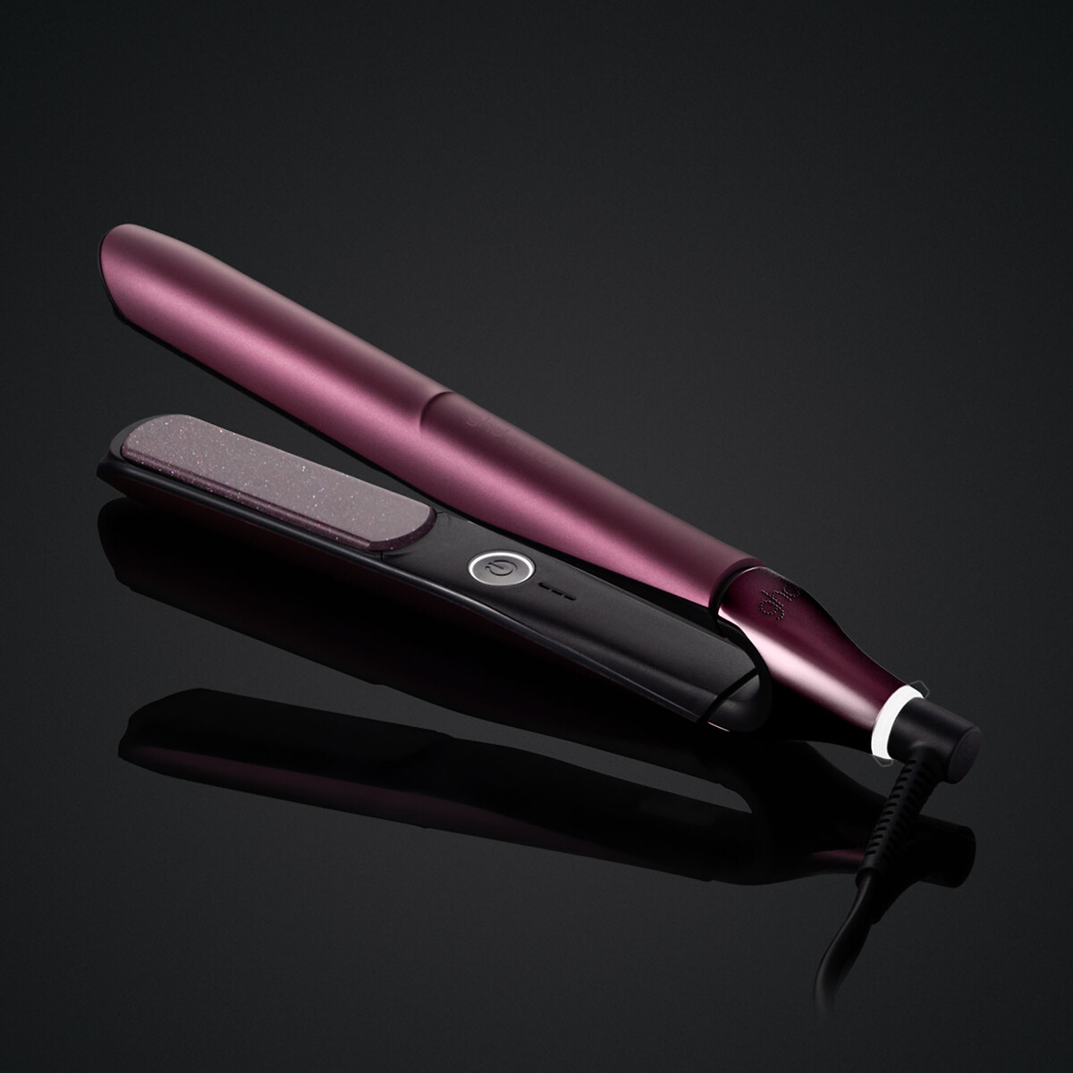 Coffret Lisseur Chronos et Sèche-Cheveux Helios rouge cherry, GHD