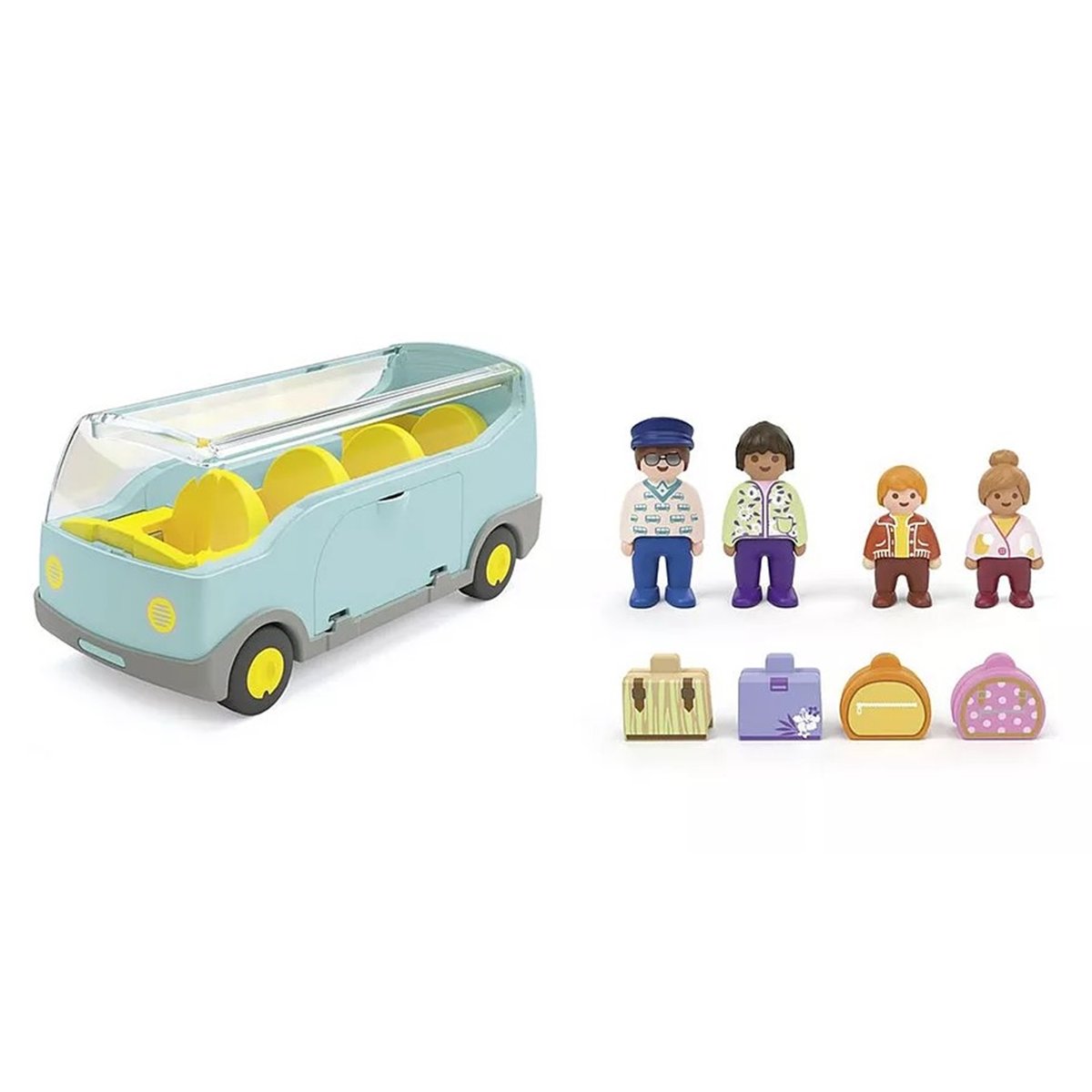 Junior Autocar de voyage multicolore, PLAYMOBIL