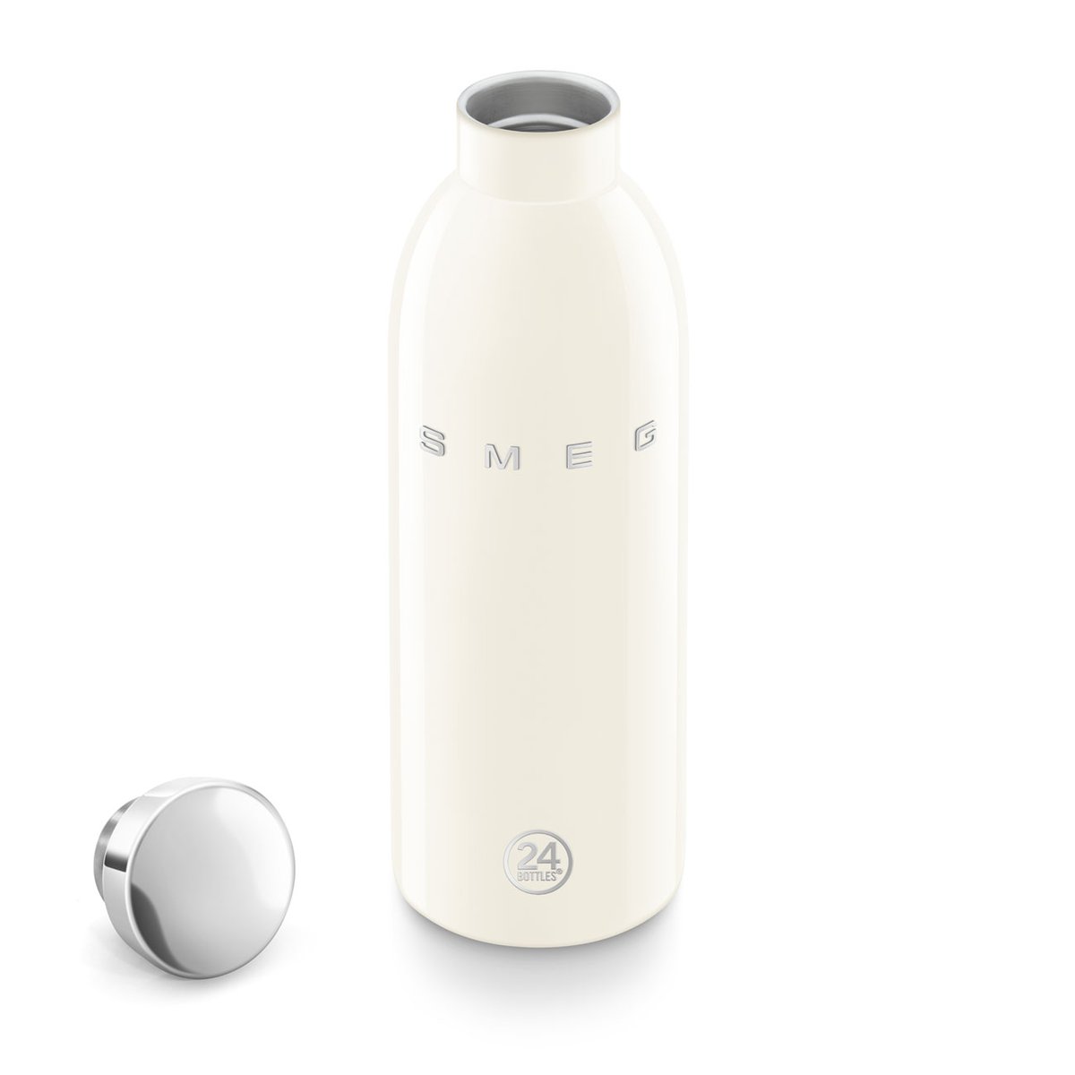 Bouteille isotherme 50 cl WBF01 crème brillant, SMEG