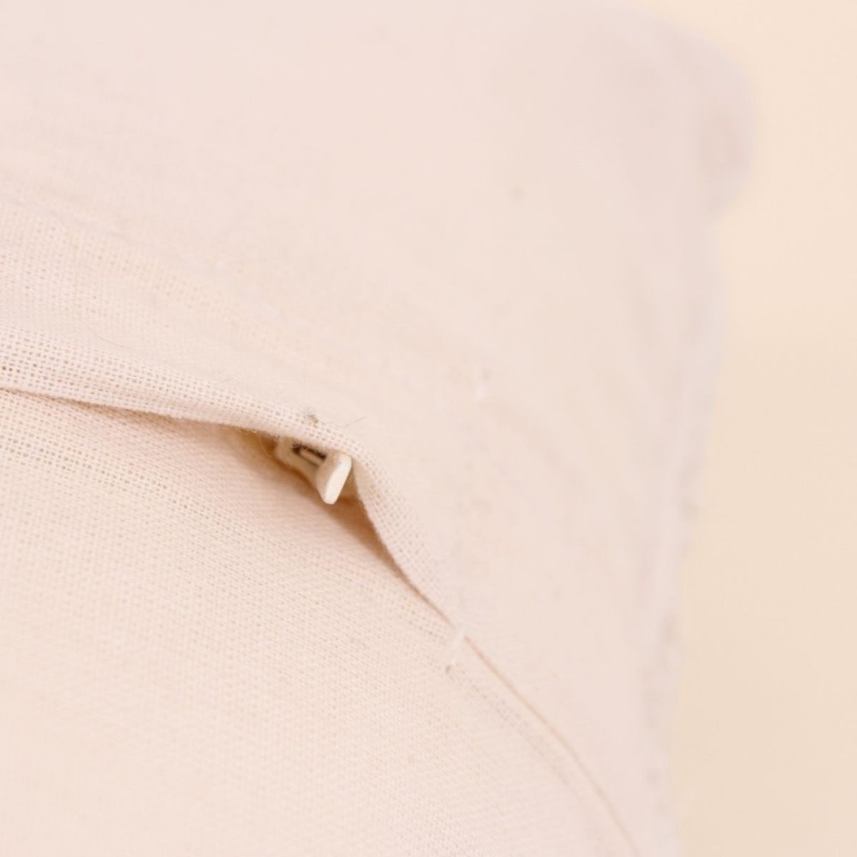 Coussin en tissu losanges 40x40cm beige, ORNAMI