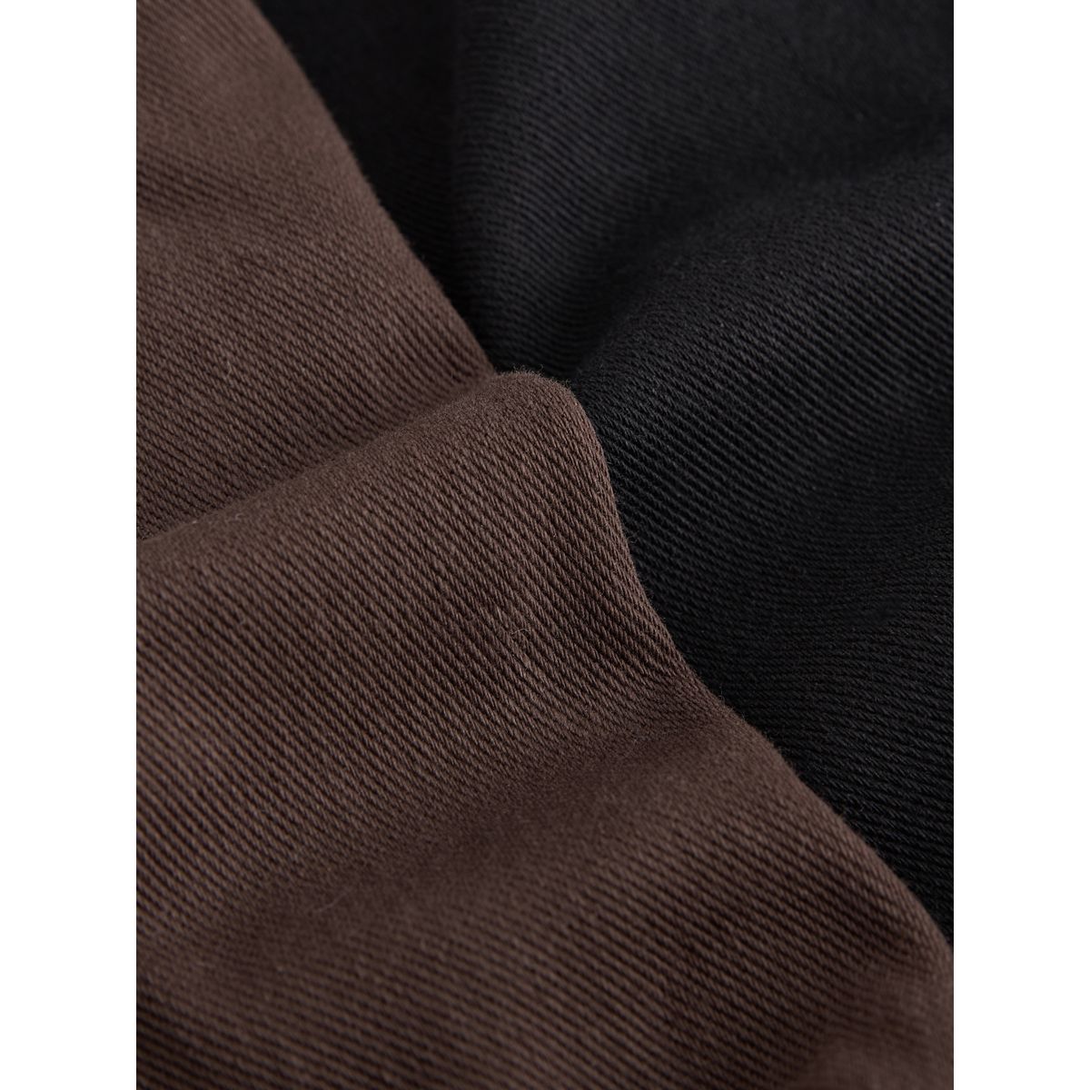 Legging évasé en jersey denim, lot de 2 noir/marron chocolat, NEXT
