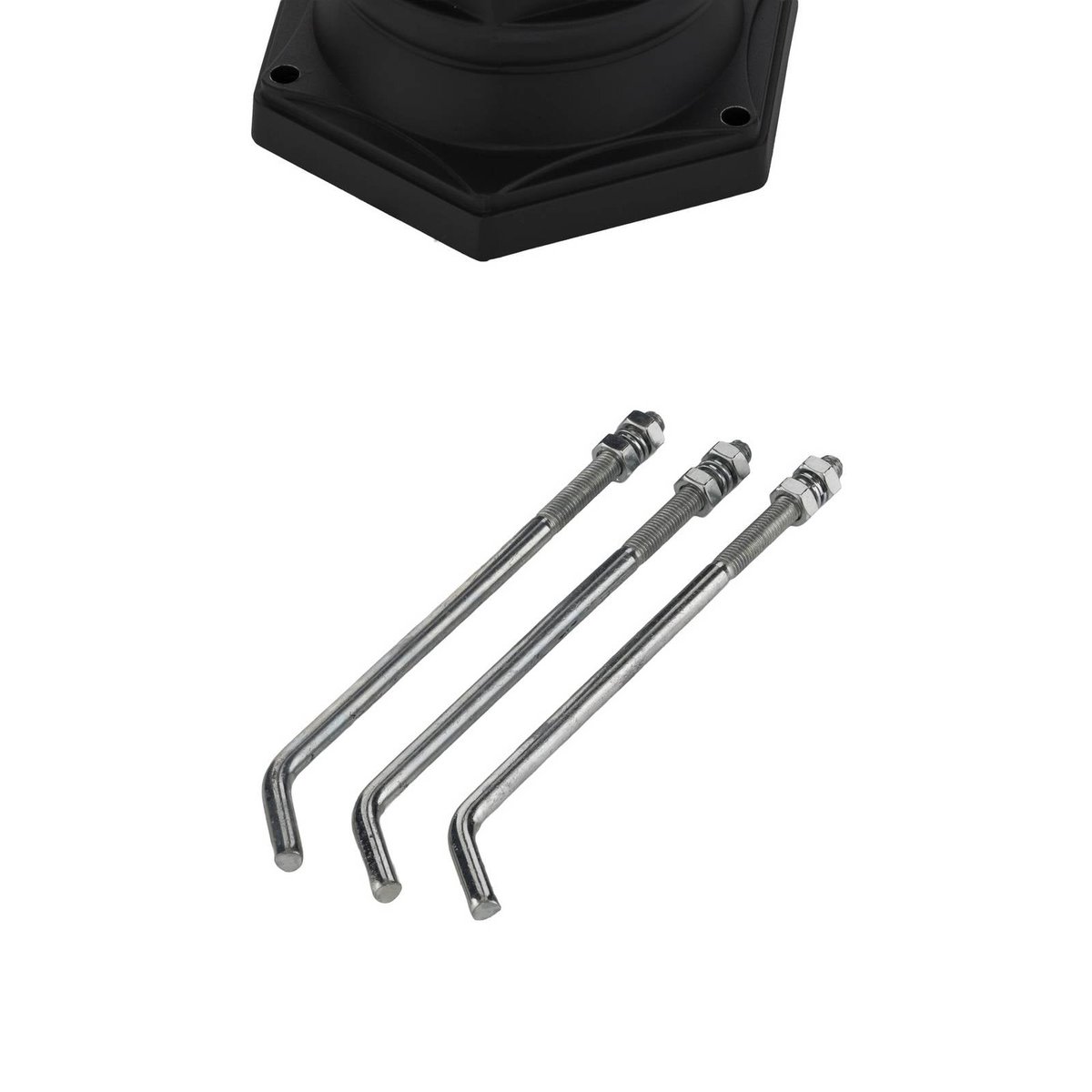 Lampadaire extérieur en aluminium moderne anthracite, transparent, LINDBY
