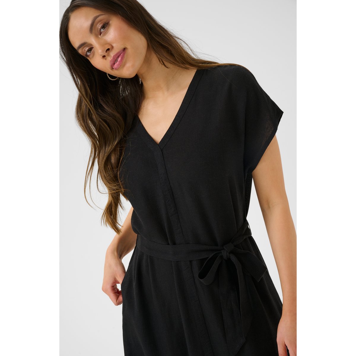 Dress noir pitch black, CREAM