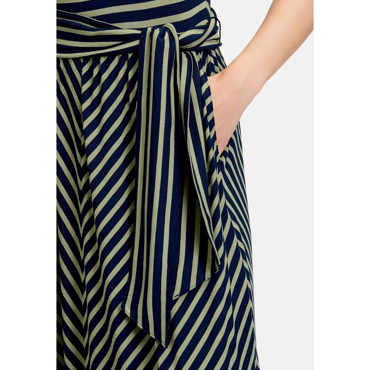 Robe en jersey manches courtes dark blue/green, BETTY BARCLAY