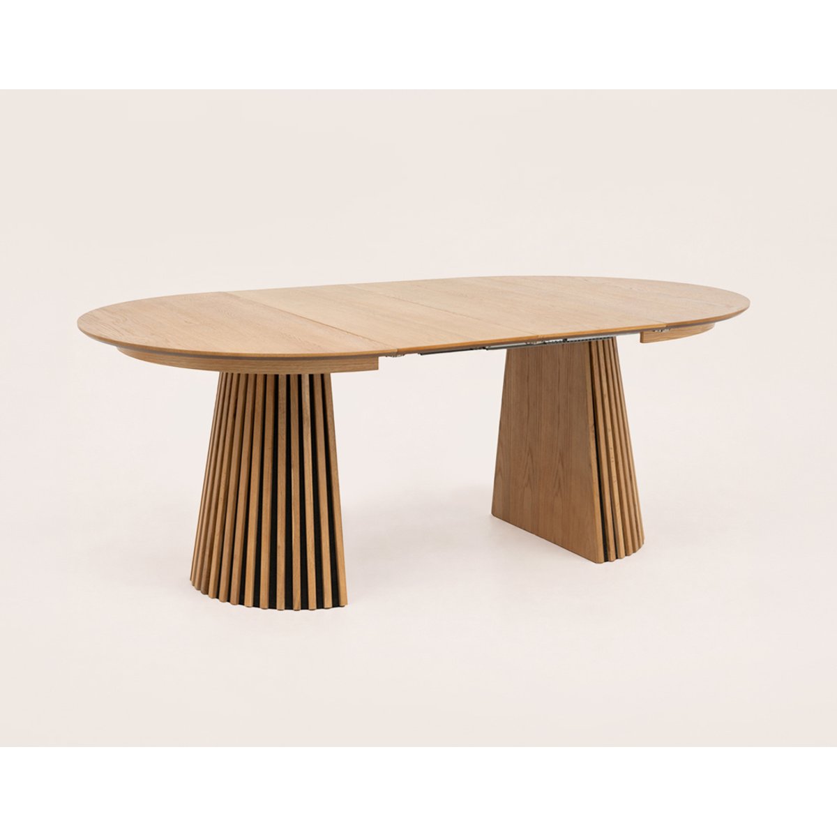 Table à manger ronde extensible bois 4-8pl, FREYA bois, BEST MOBILIER