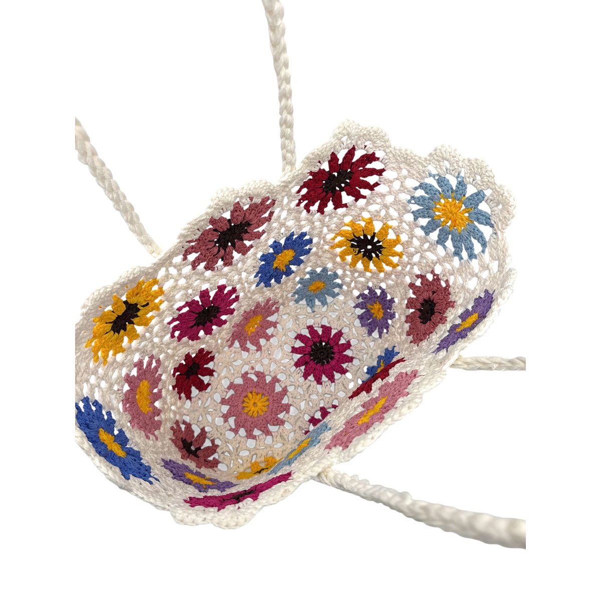 Panier cabas en pur coton GIPSY multicolore, OH MY BAG