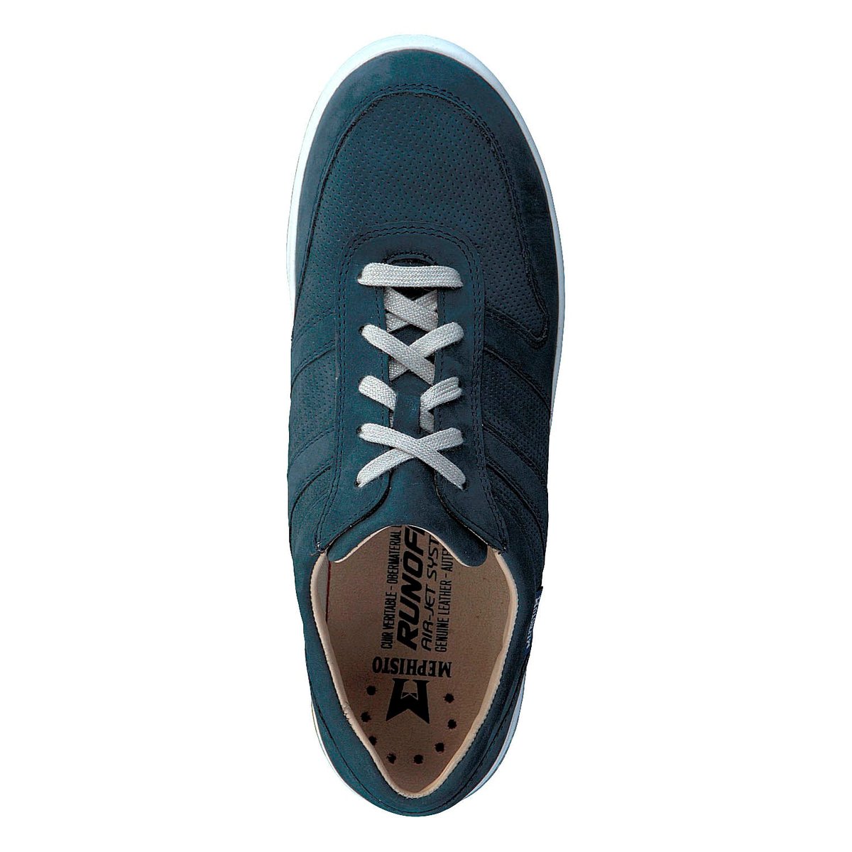 Baskets en cuir REBECA PERF bleu marine 5126, MEPHISTO