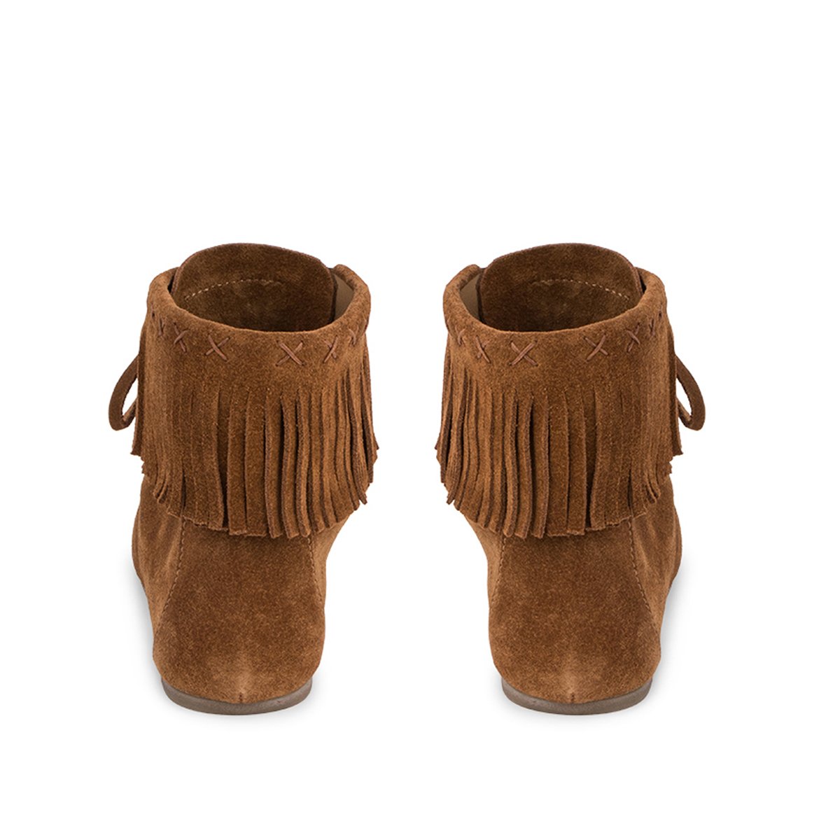 Bottines à lacets en cuir ZONKA camel, LES TROPEZIENNES PAR M.BELARBI