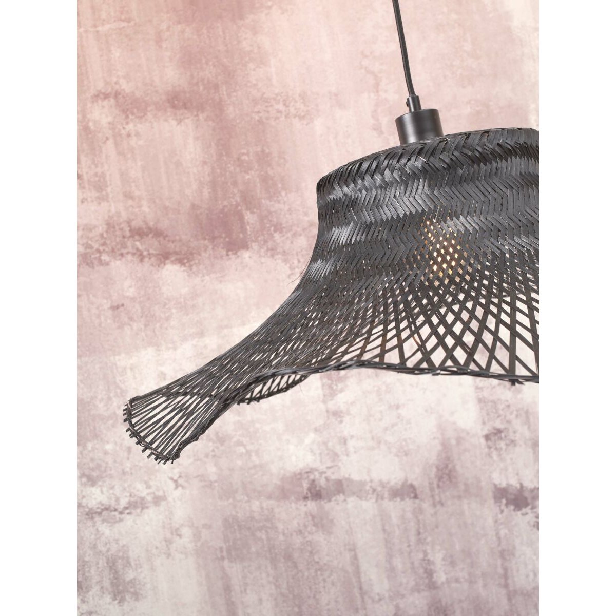 Lampe Suspendue Bambou IBIZA marron foncé, GOOD & MOJO