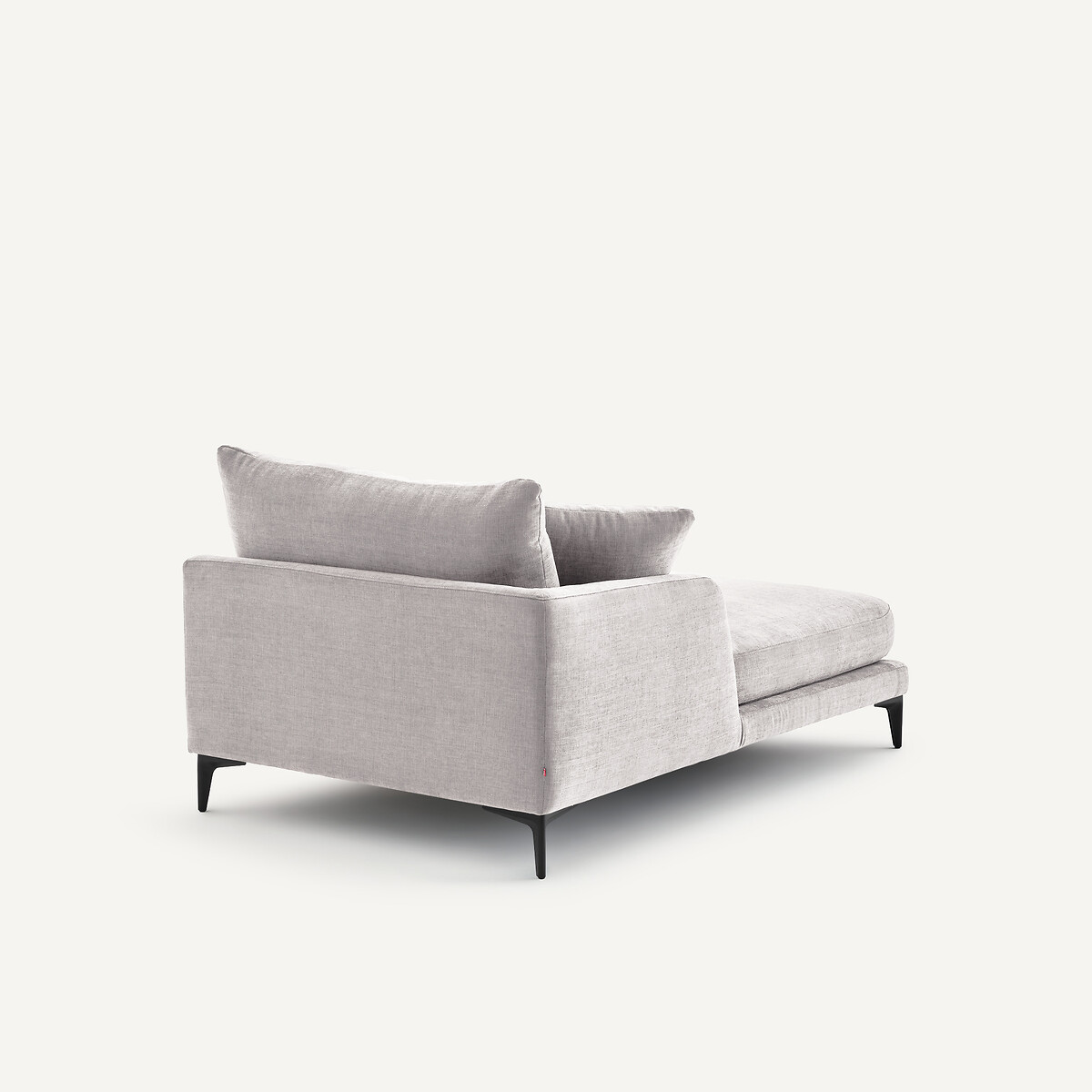 Méridienne en polyester et coton, MODERNISTE gris clair, EMMANUEL GALLINA X AM.PM