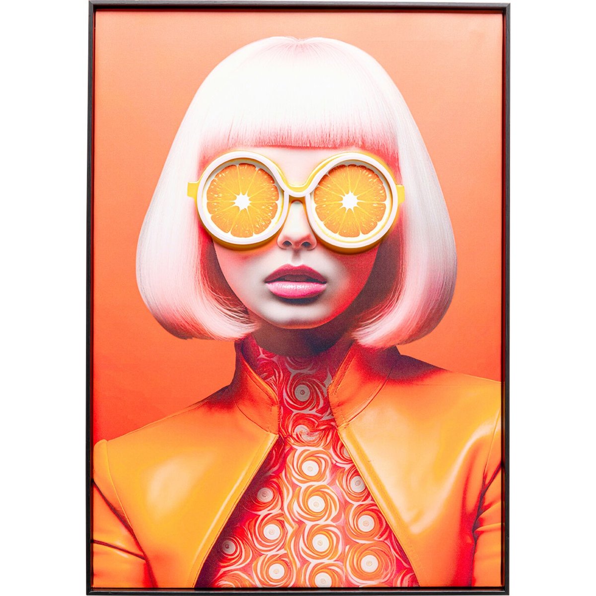 Tableau LED lunettes de soleil oranges orange, KARE DESIGN