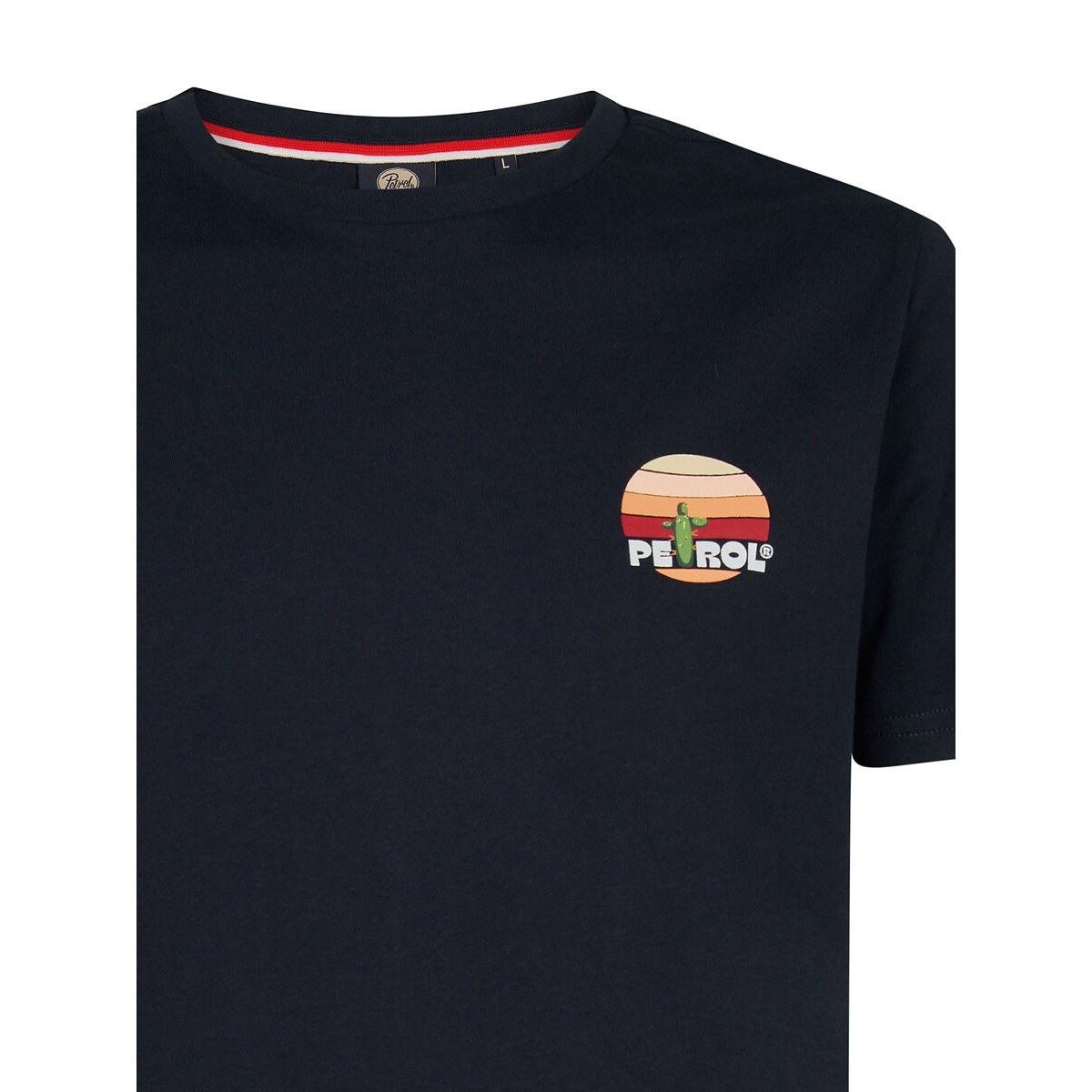 T-shirt manches courtes bleu marine, PETROL INDUSTRIES