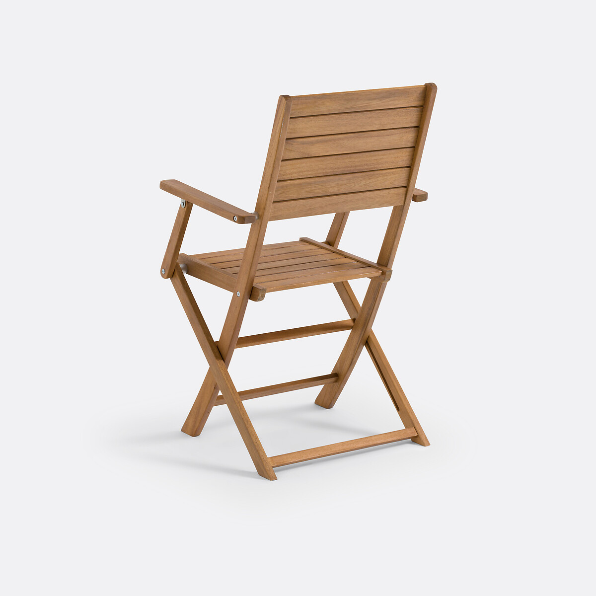 Lot de 2 fauteuils de jardin en acacia, Napli acacia, LA REDOUTE INTERIEURS
