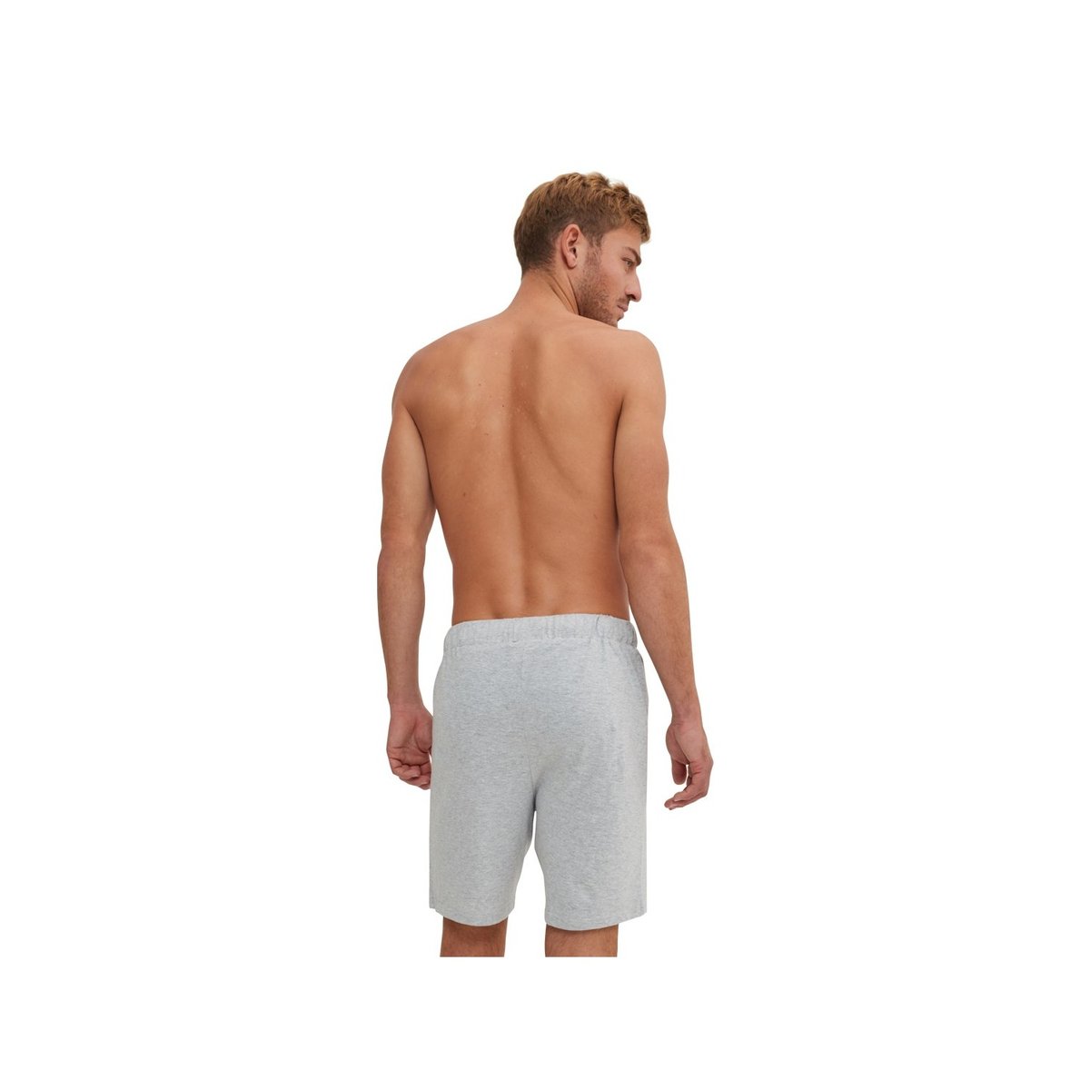 Ensemble Pyjama coton court bleu/gris, SERGE BLANCO