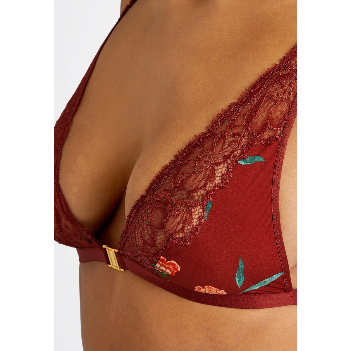 Soutien-gorge triangle sans armatures Sweetfolk rouge, AUBADE