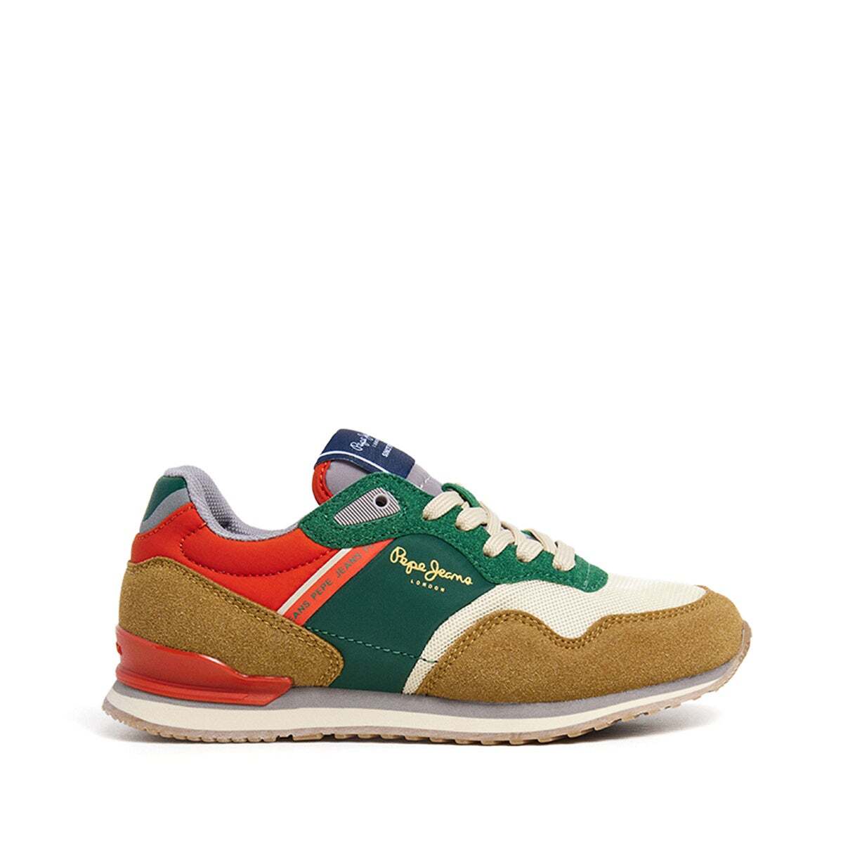Baskets Combinées beiges grains, PEPE JEANS