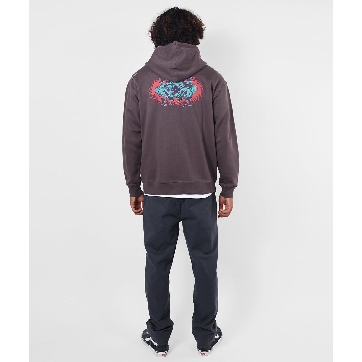 Sweat à capuche zippé WARMING raisin, OXBOW