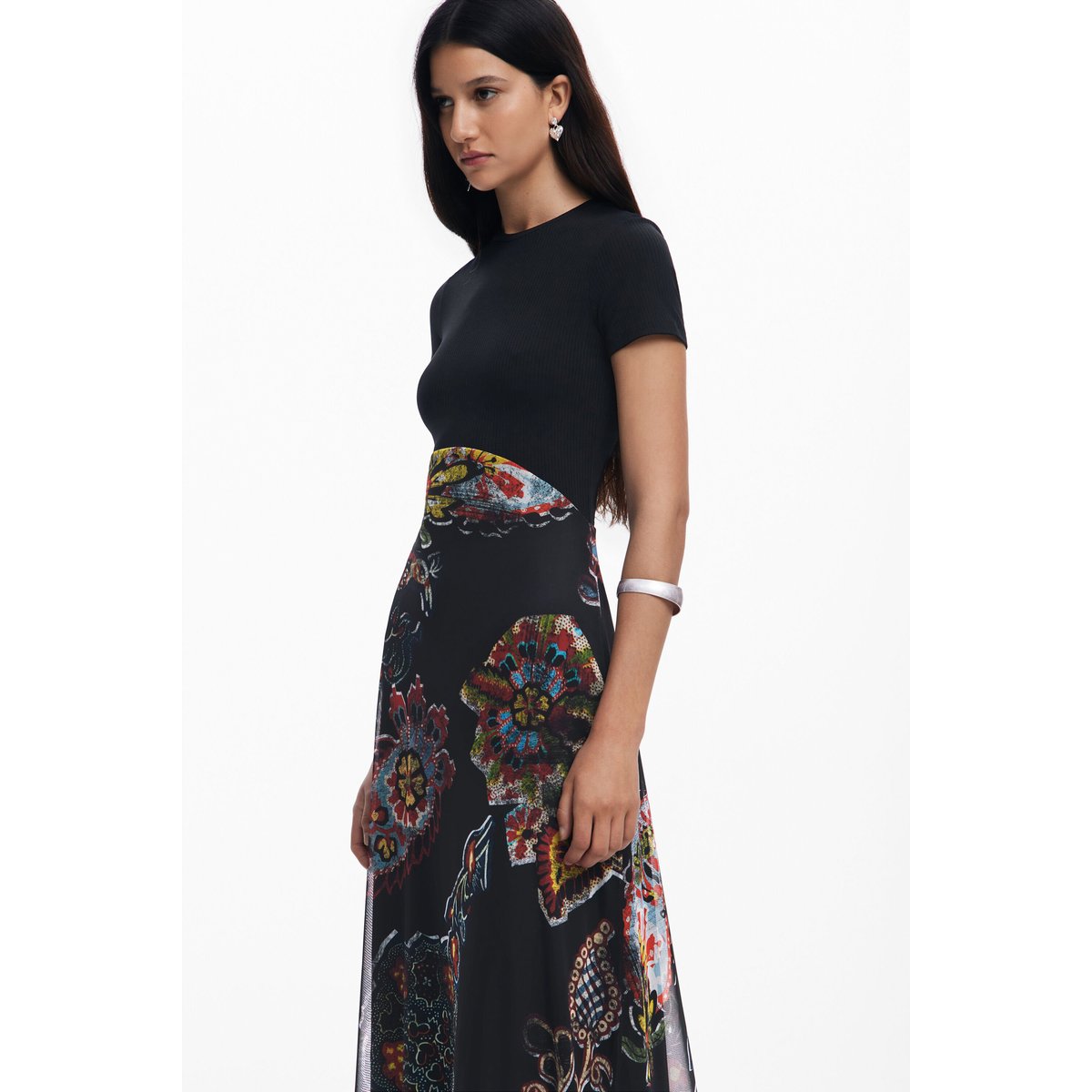 Robe conçue par Mr. Christian Lacroix noir, DESIGUAL