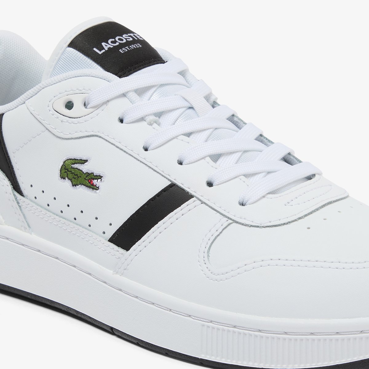 Sneakers T-Clip Set homme en cuir blanc-147, LACOSTE