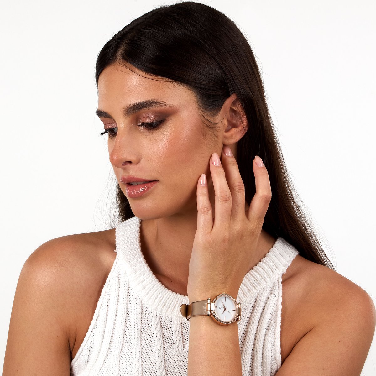 Montre LUMINOSA blanc, mat, B&G