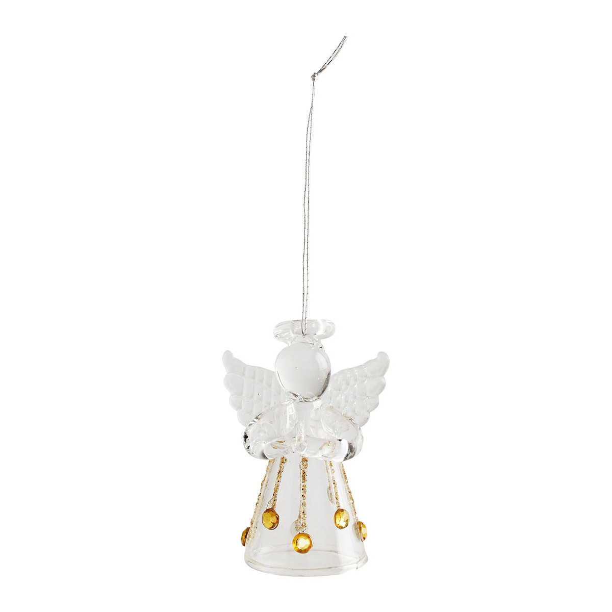 Coffret 3 mini anges en verre transparent, MATHILDE M