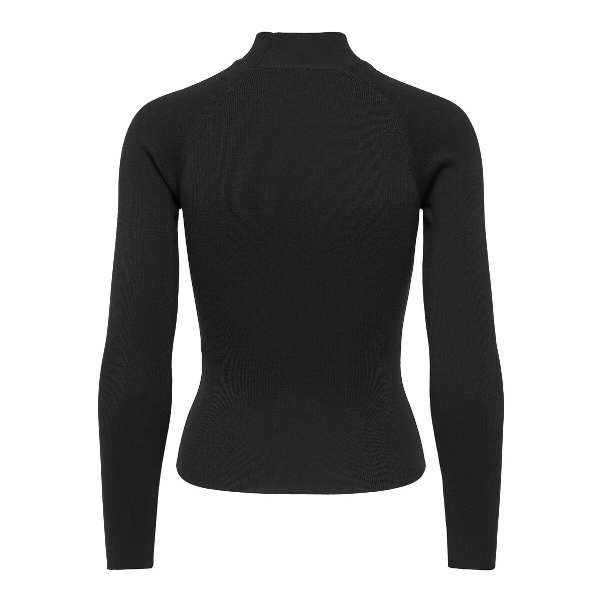 Pull moulant, col montant ,avec boutons noir, ONLY
