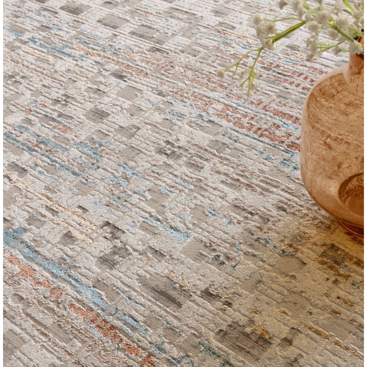 Tapis tissé plat moderne FINO beige, NOVATREND