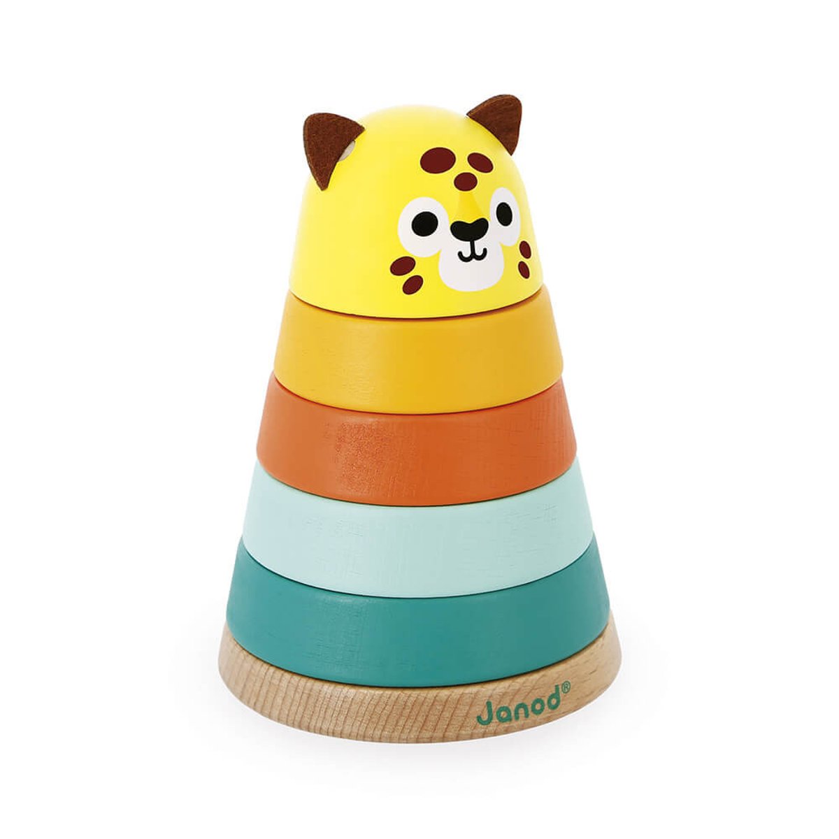 Empilable Jaguar Tropik multicolore, JANOD