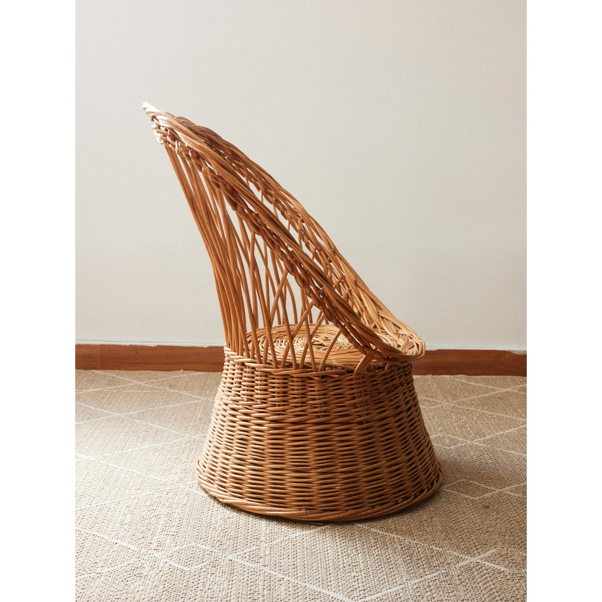 Fauteuil en osier Ernest N°1025 - Bon état bois clair, DEBONGOUT