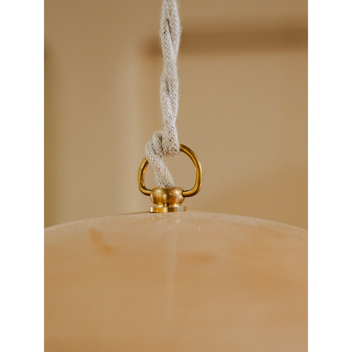 Lampe baladeuse en céramique beige Paulette N°105 - Bon état v020147, DEBONGOUT