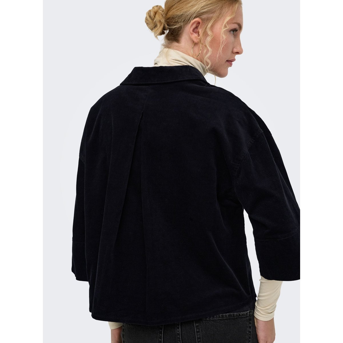 Chemise En Corduroy black 1, ONLY
