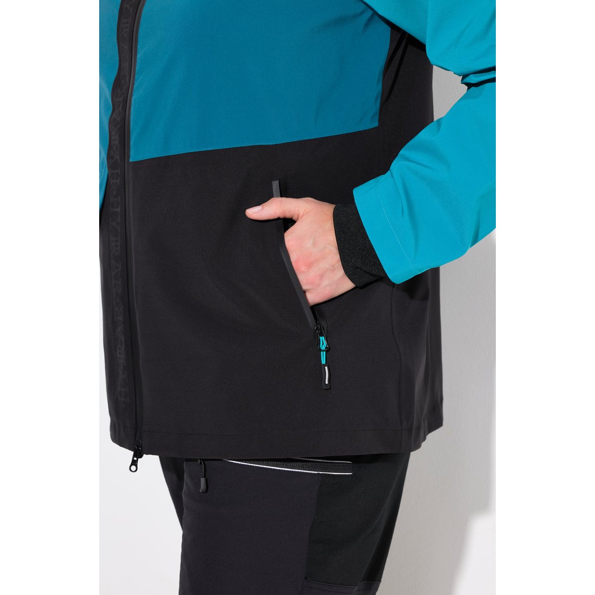 Veste de pluie HYPRAR à capuche noir, ULLA POPKEN