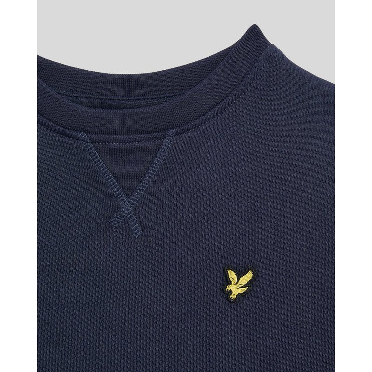 Sweat-shirt col rond classique bleu marine, LYLE & SCOTT