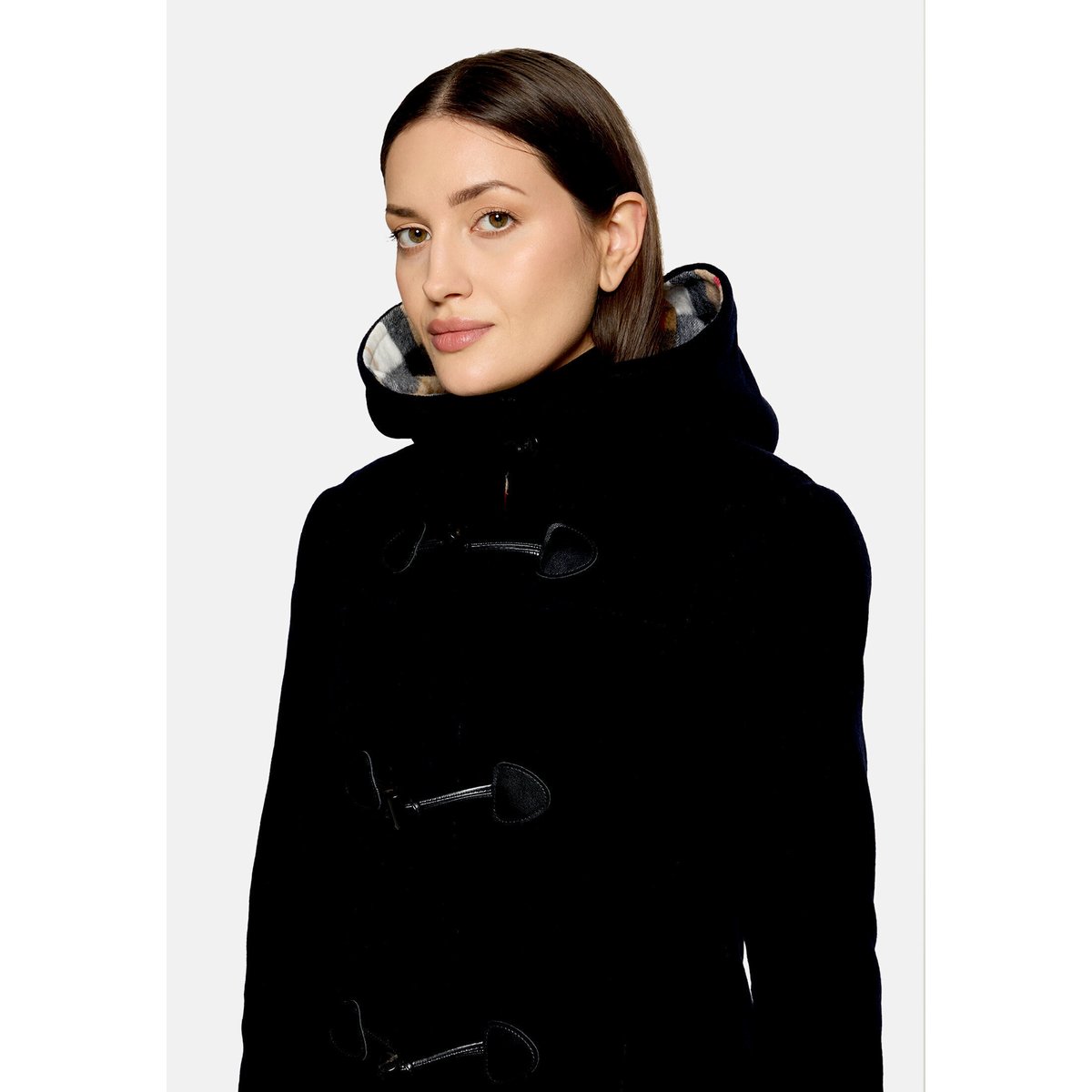 Duffle-coat à capuche bleu foncé, GIL BRET