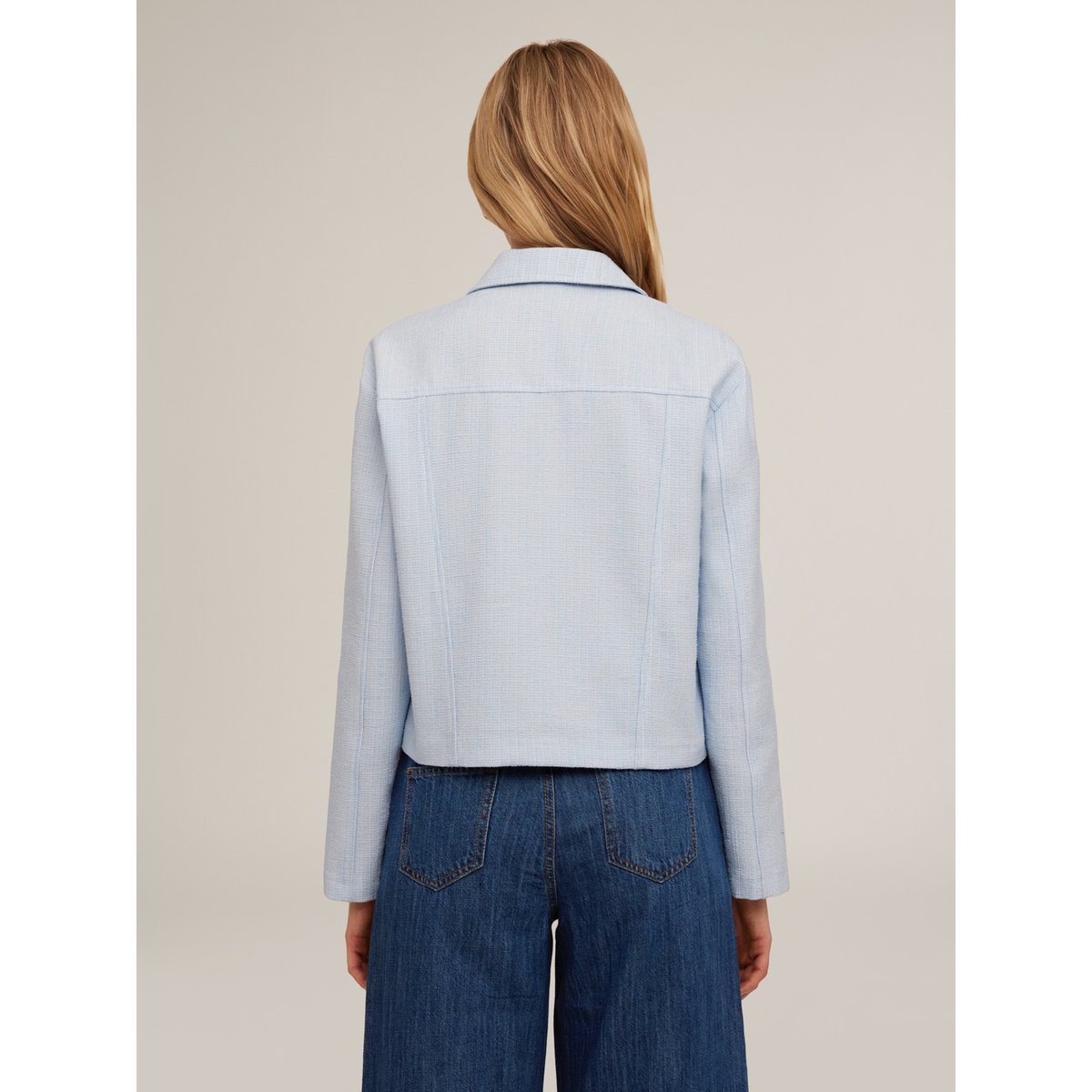 Veste en jean en tweed light - blue, MOTIVI
