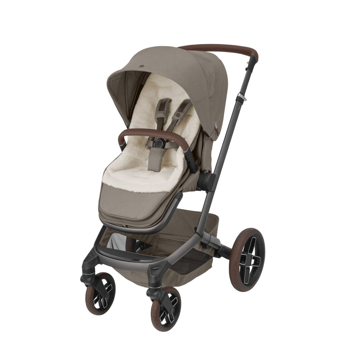 Chancelière pour poussette 2 en 1 marron / beige, MAXI COSI